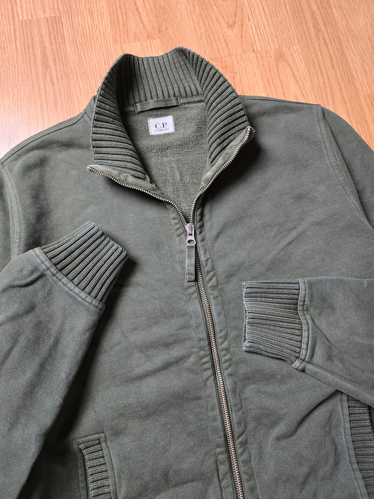 Vintage C.P. Company Embroidered Zip Sweatshirt (M)