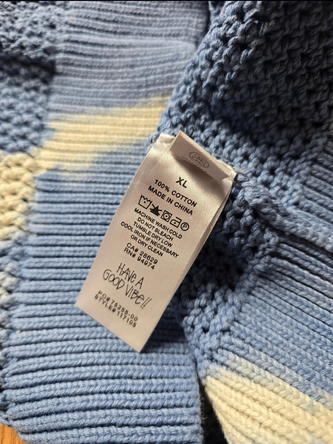 Stussy Pigment Dyed Loose Gauge Knit Sweater (L)