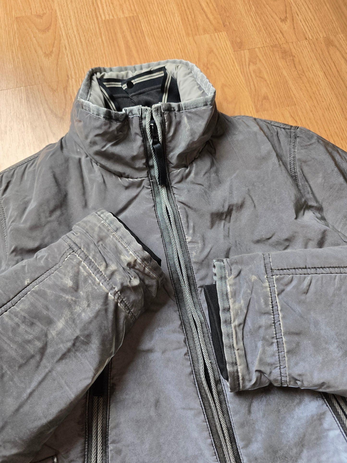 Stone Island 30th Anniversary Liquid Reflective Jacket (S)