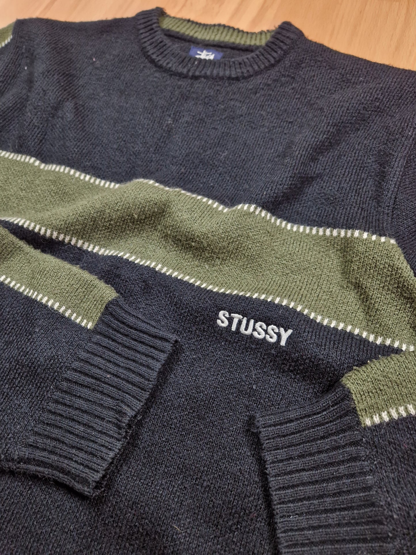 RARE Vintage Stussy Knit Sweater (M)