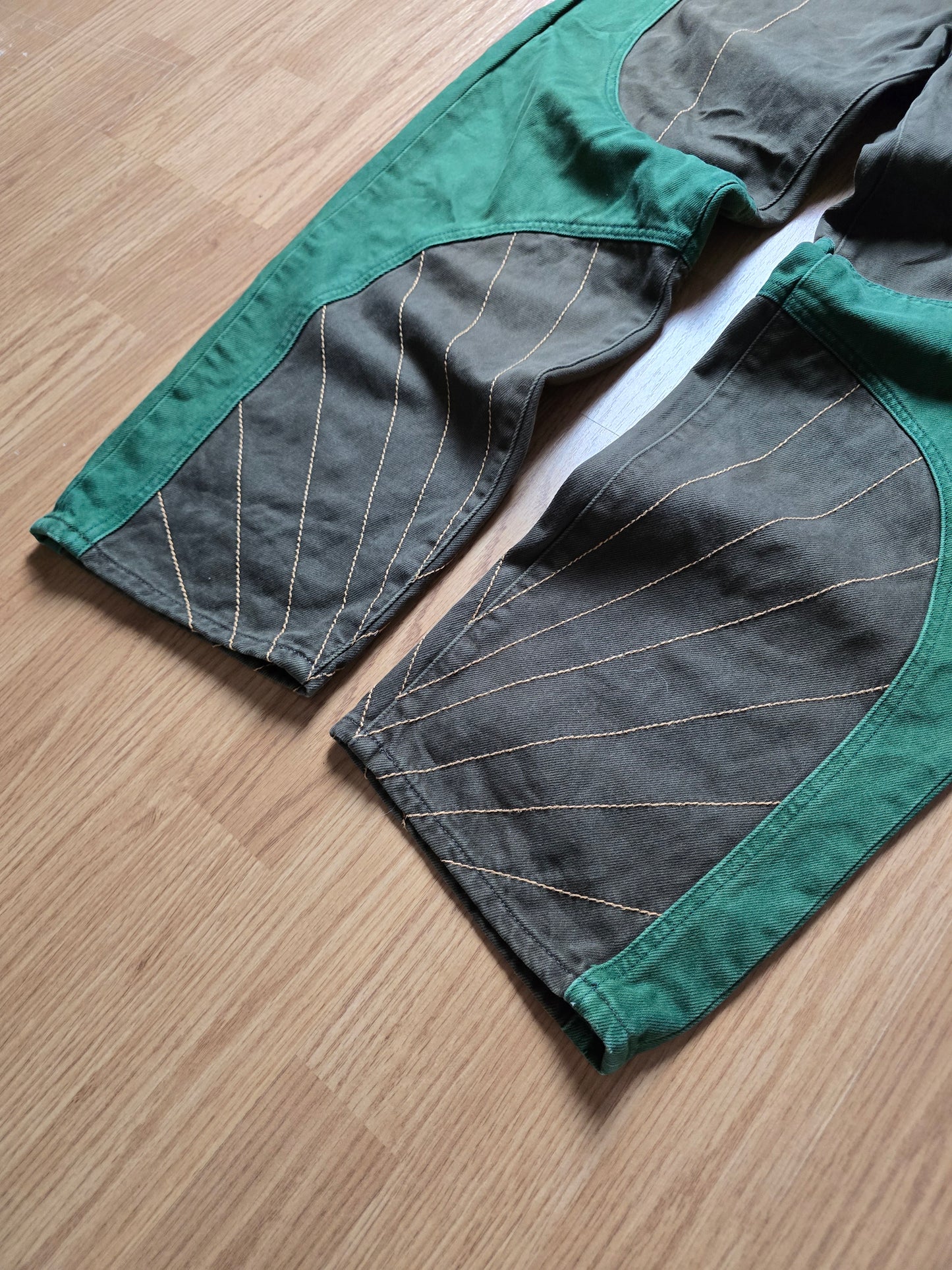 Supreme Radial Embroidered Loose Fit Jeans (32x30)
