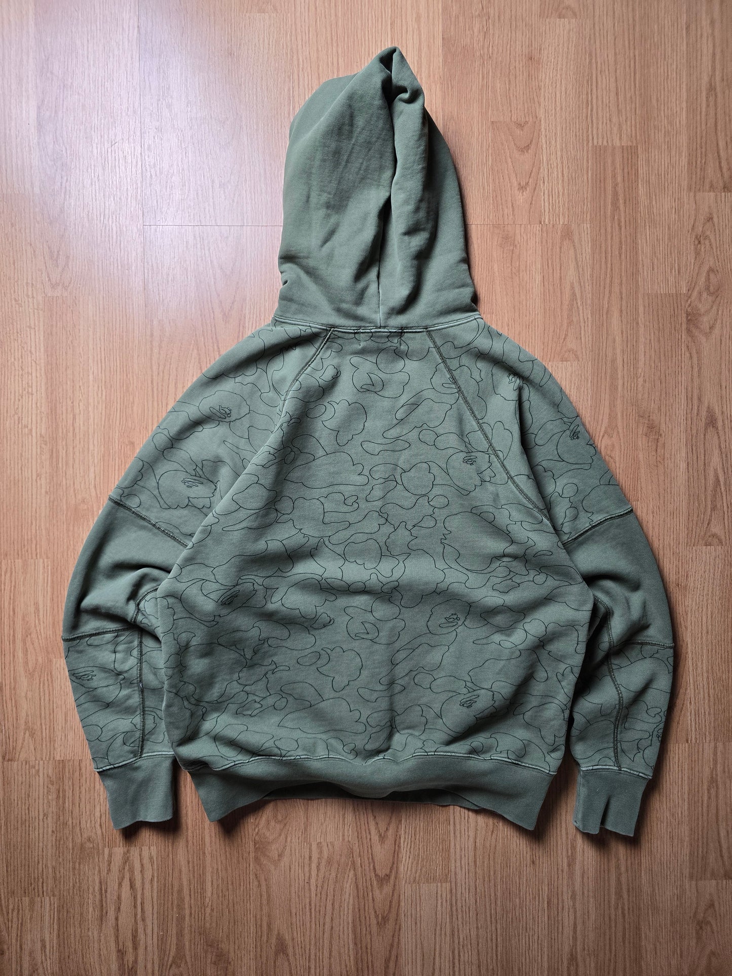 BAPE Line 1st Camo Washed Relaxed Hoodie (M/L)