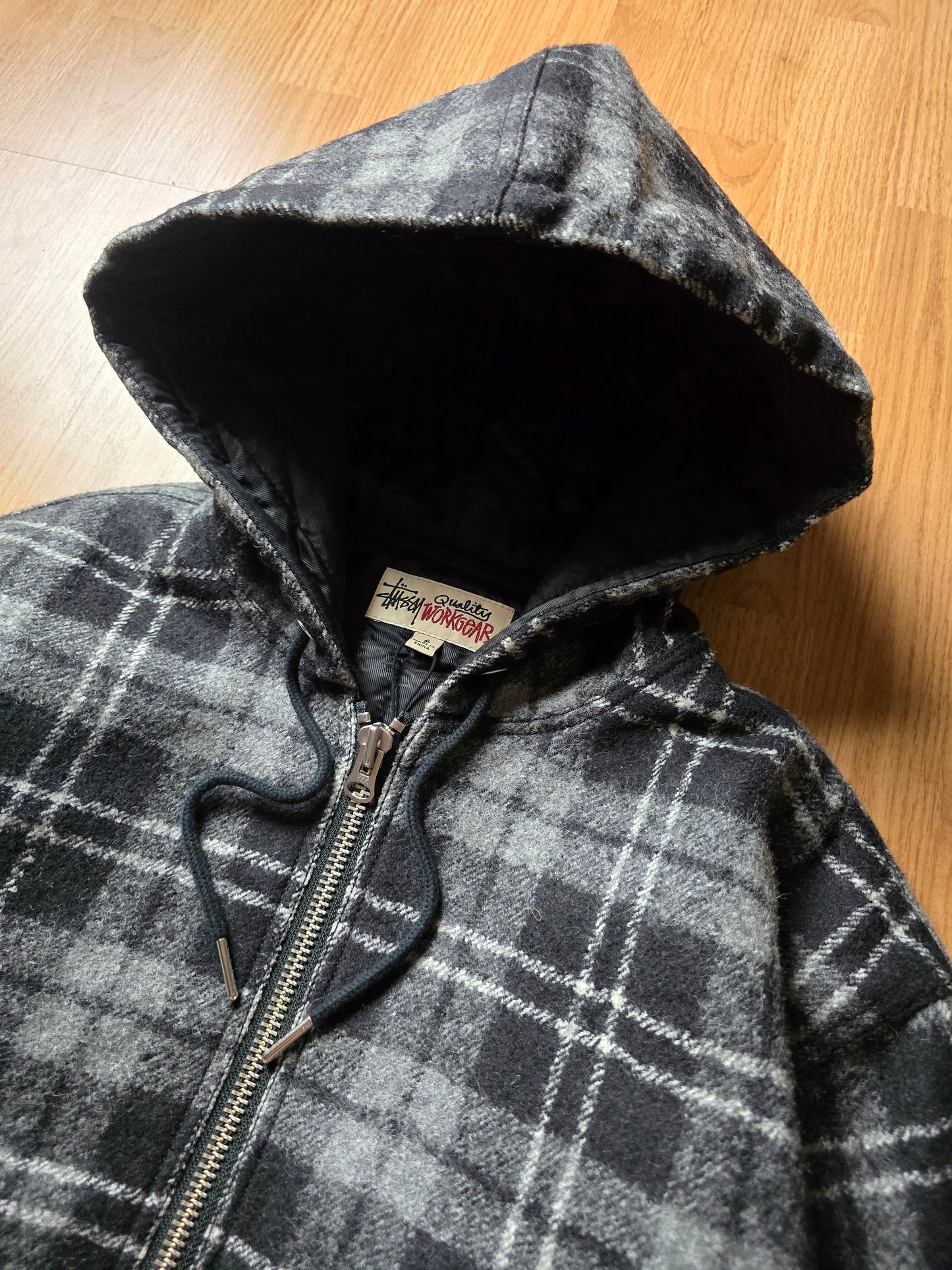 Stussy Wool Plaid Work Jacket (S)