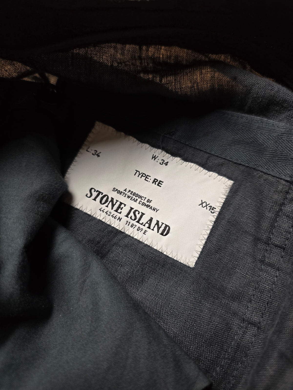Stone Island Baggy Lino Flax/Linen Pants (34x34)