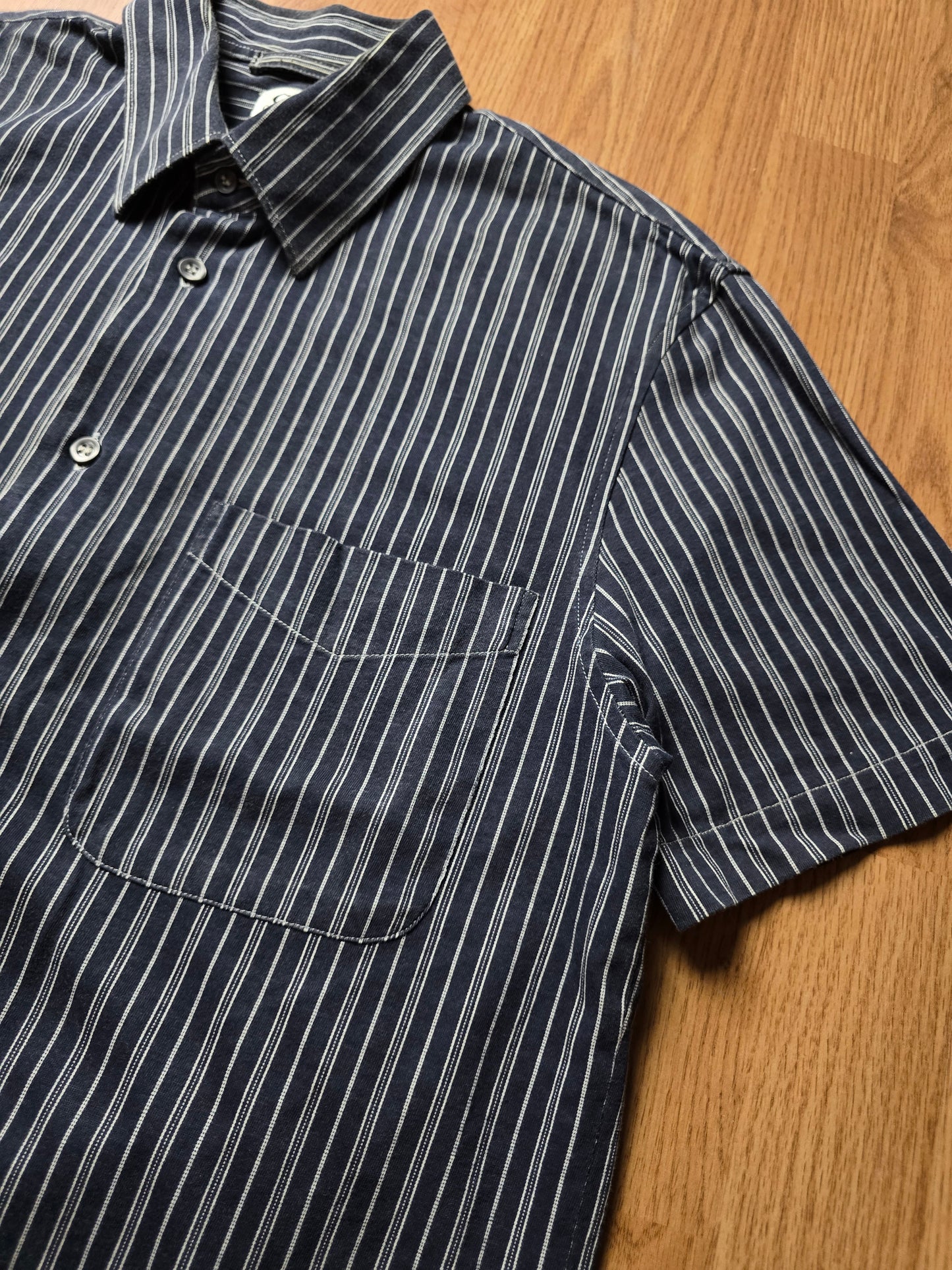 C.P. Company SS04 Pinstripe Cotton Shirt (M)