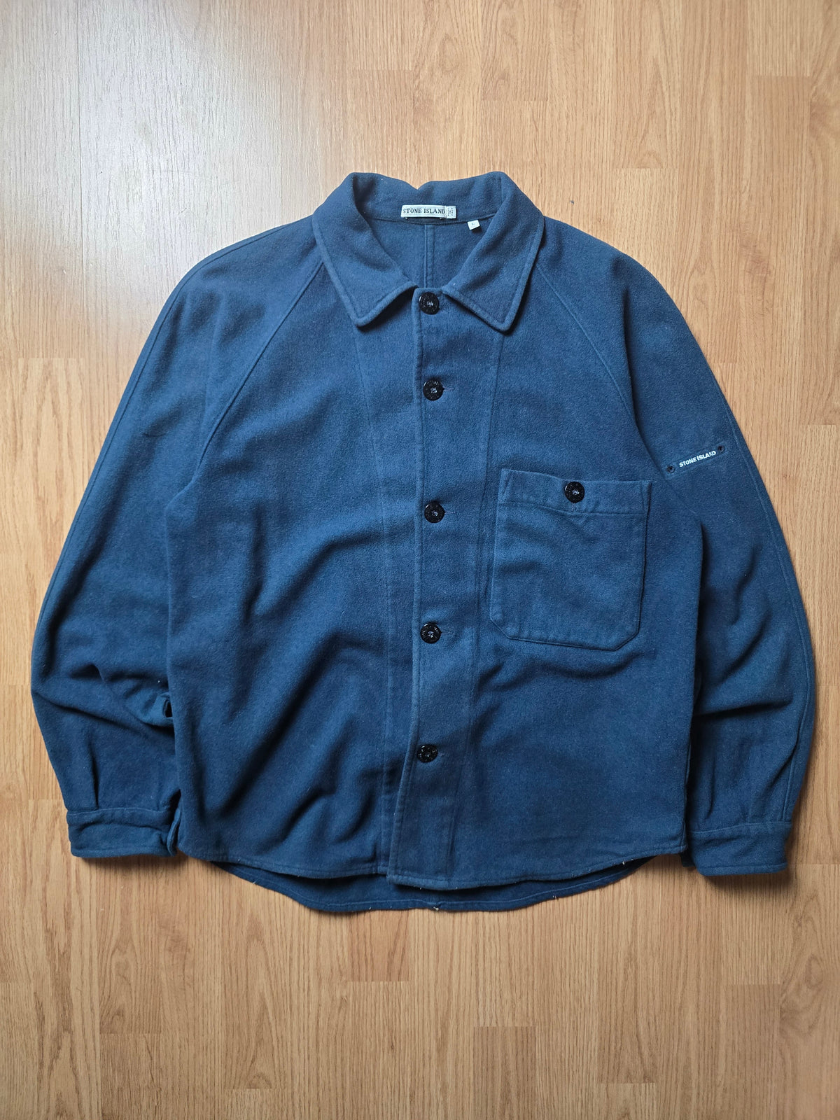 Stone Island AW99 Garment Dyed Wool Overshirt (M/L)