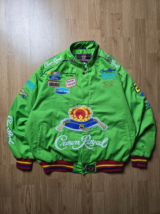 Vintage Crown Royal Nascar Racing Jacket (L)