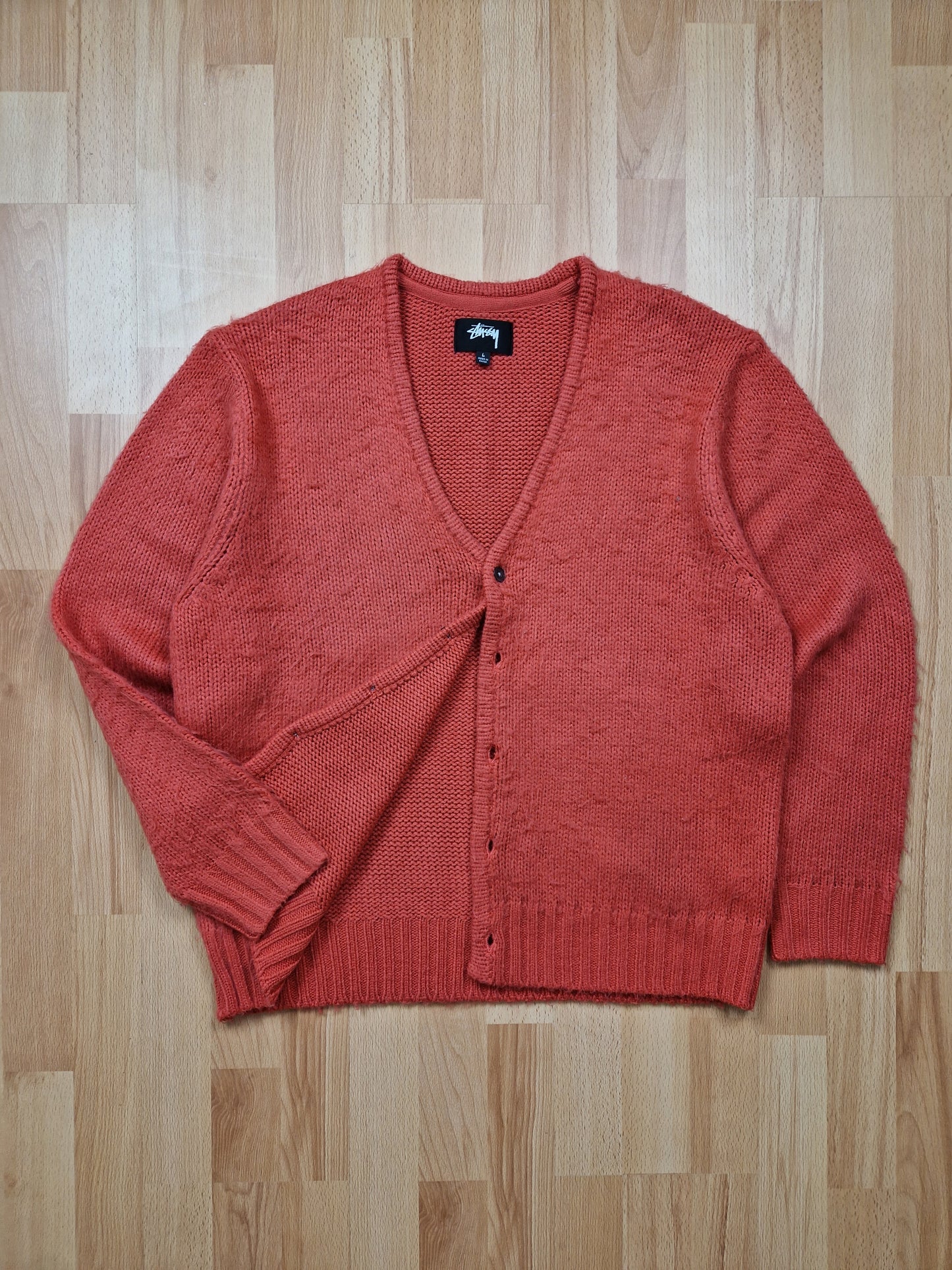Stussy 'Brushed Mohair' Cardigan (L)