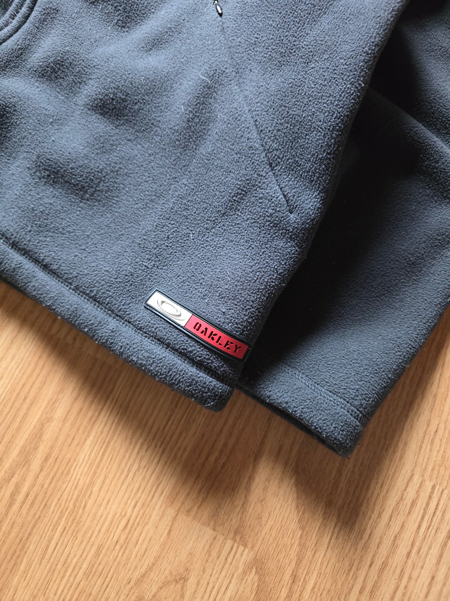 Vintage Oakley Zip-Up Technical Fleece Hoodie (L)