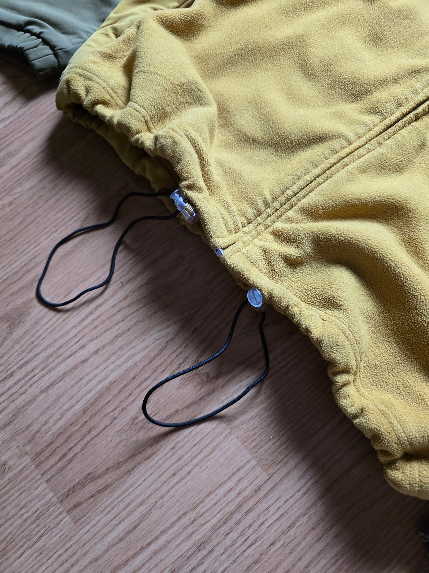 00s Oakley Zip-Up Technical Pannelled Fleece Hoodie (L)