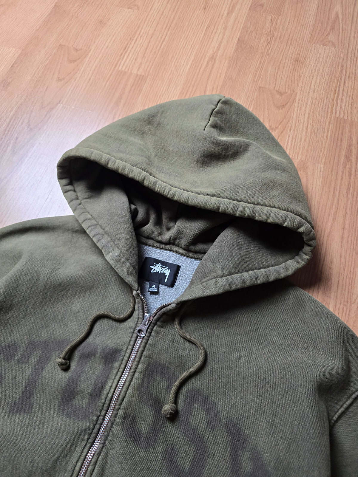 Stussy Faded Graphic Zip Hoodie (M)