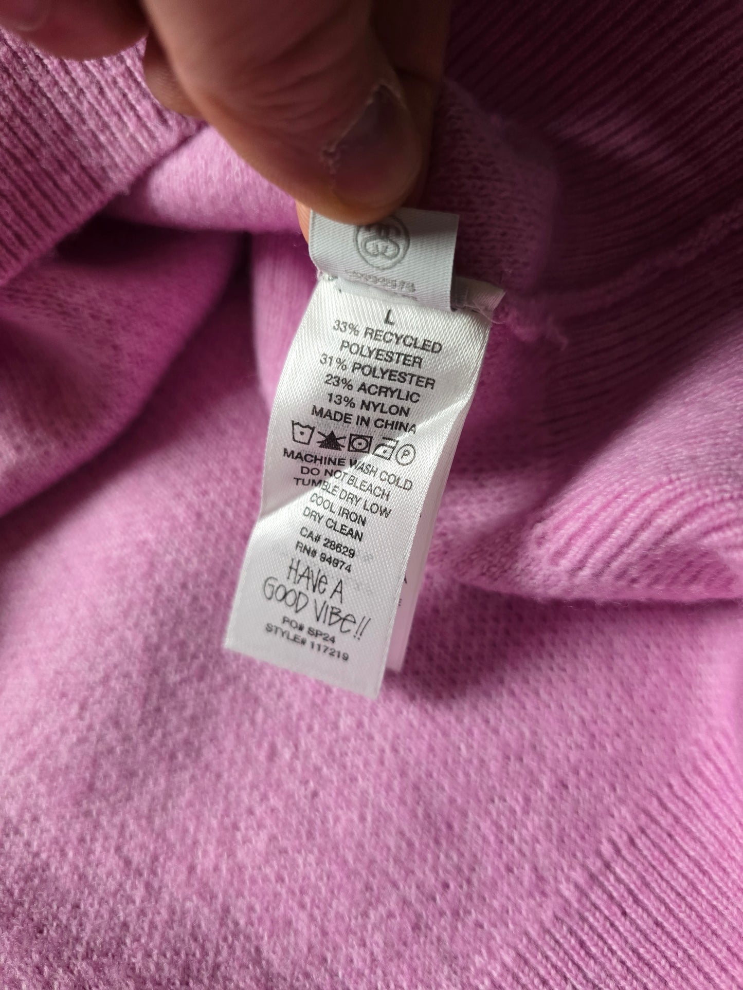 Stussy Half Zip Mock Neck Sweater (L)