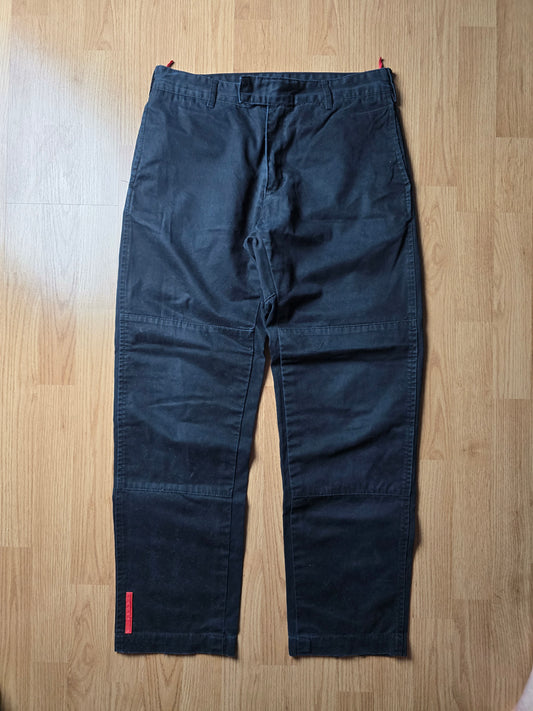 00s Prada Sport Double Knee Trousers (32x30)