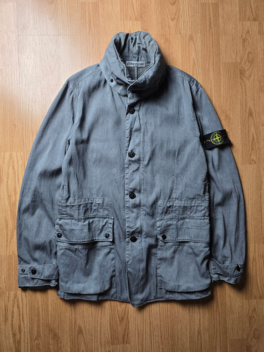 Stone Island SS11 Garment Dyed Lino Mix Park Jacket (M)
