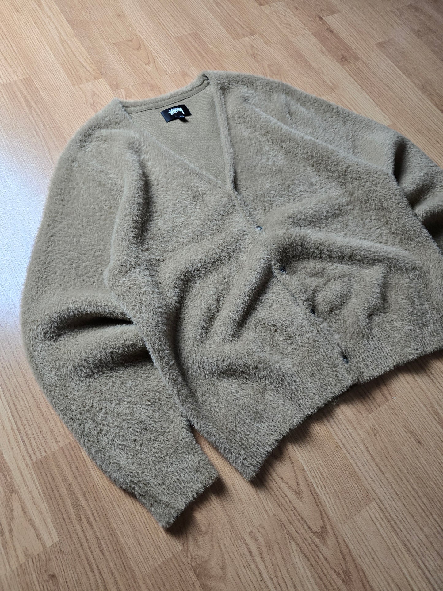 Stussy 'Shaggy' Cardigan (L)