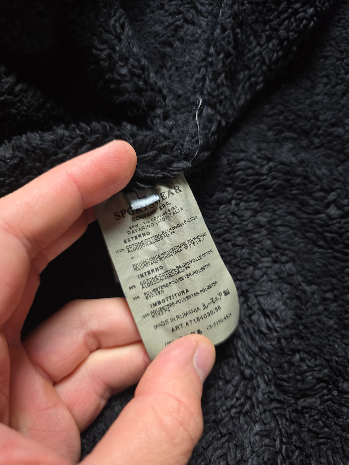 Stone Island Flaace Lined Mussola Gommata Hooded Bomber Jacket (M)