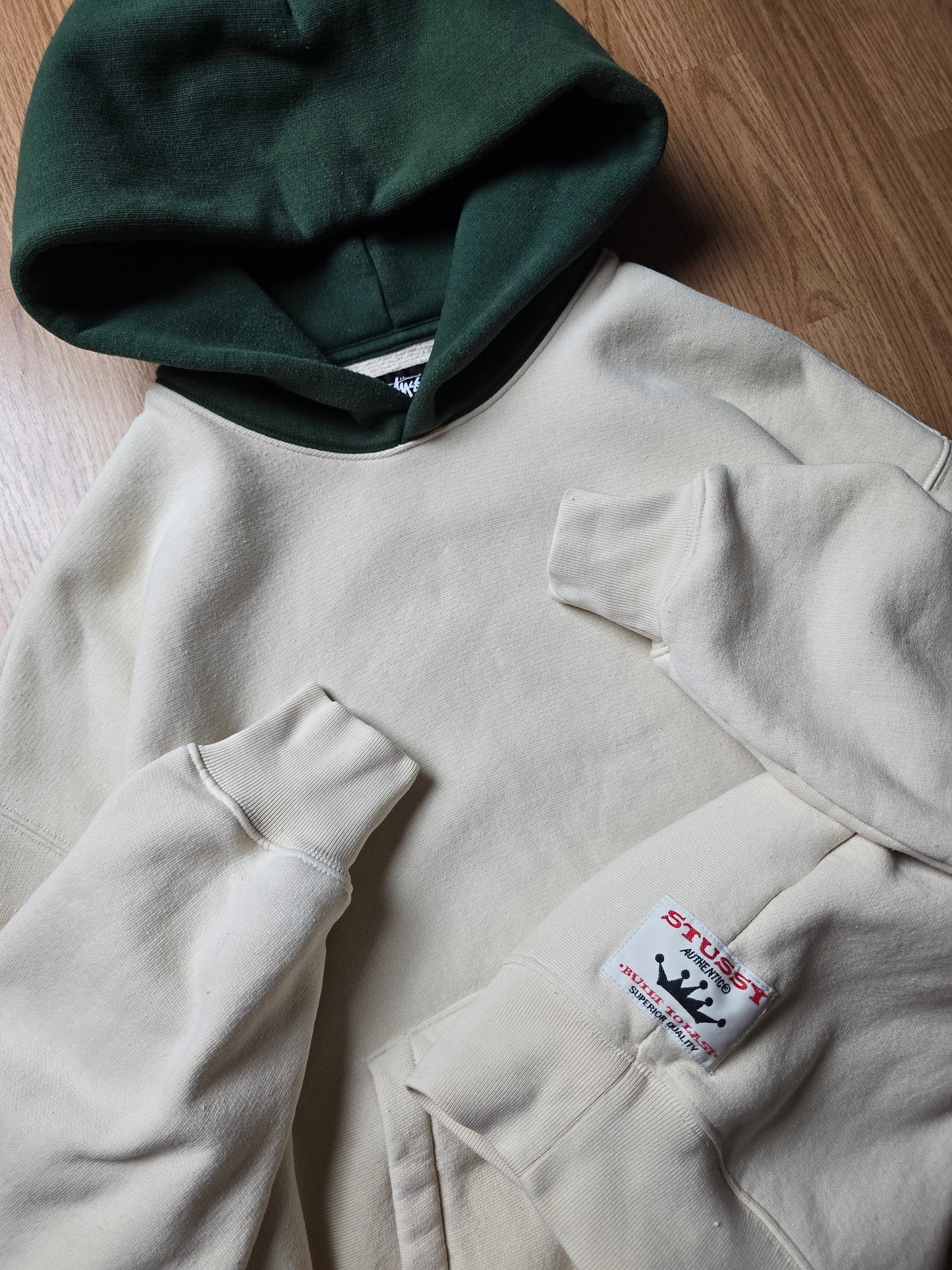 Stussy 2-Tone Contrast Hoodie (L)