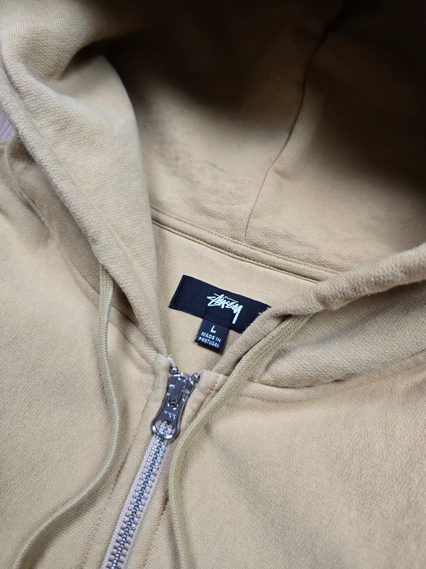 Stussy Stock Logo Zip Hoodie (L)