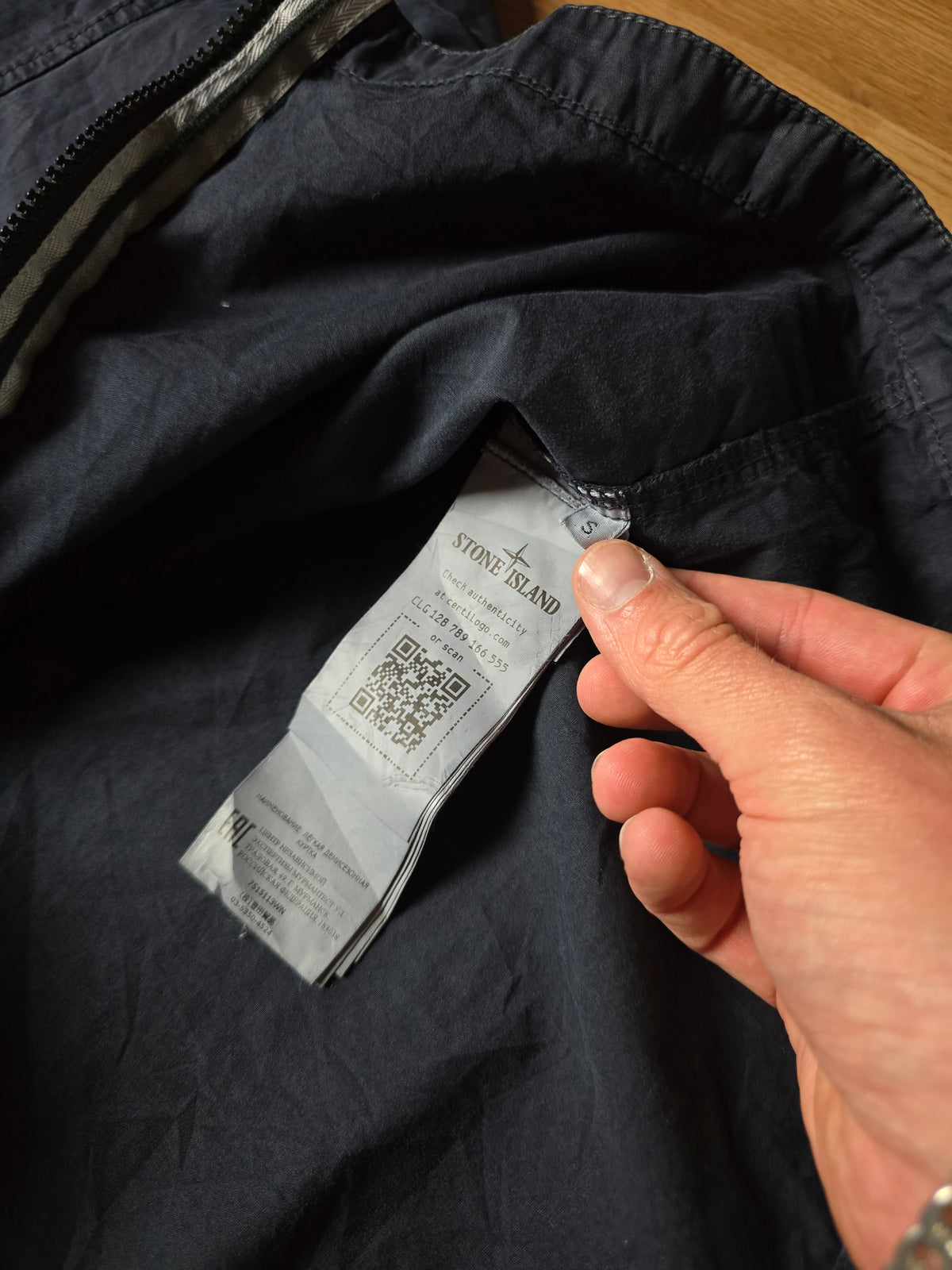 Stone Island Garment Dyed Zip Overshirt (S)