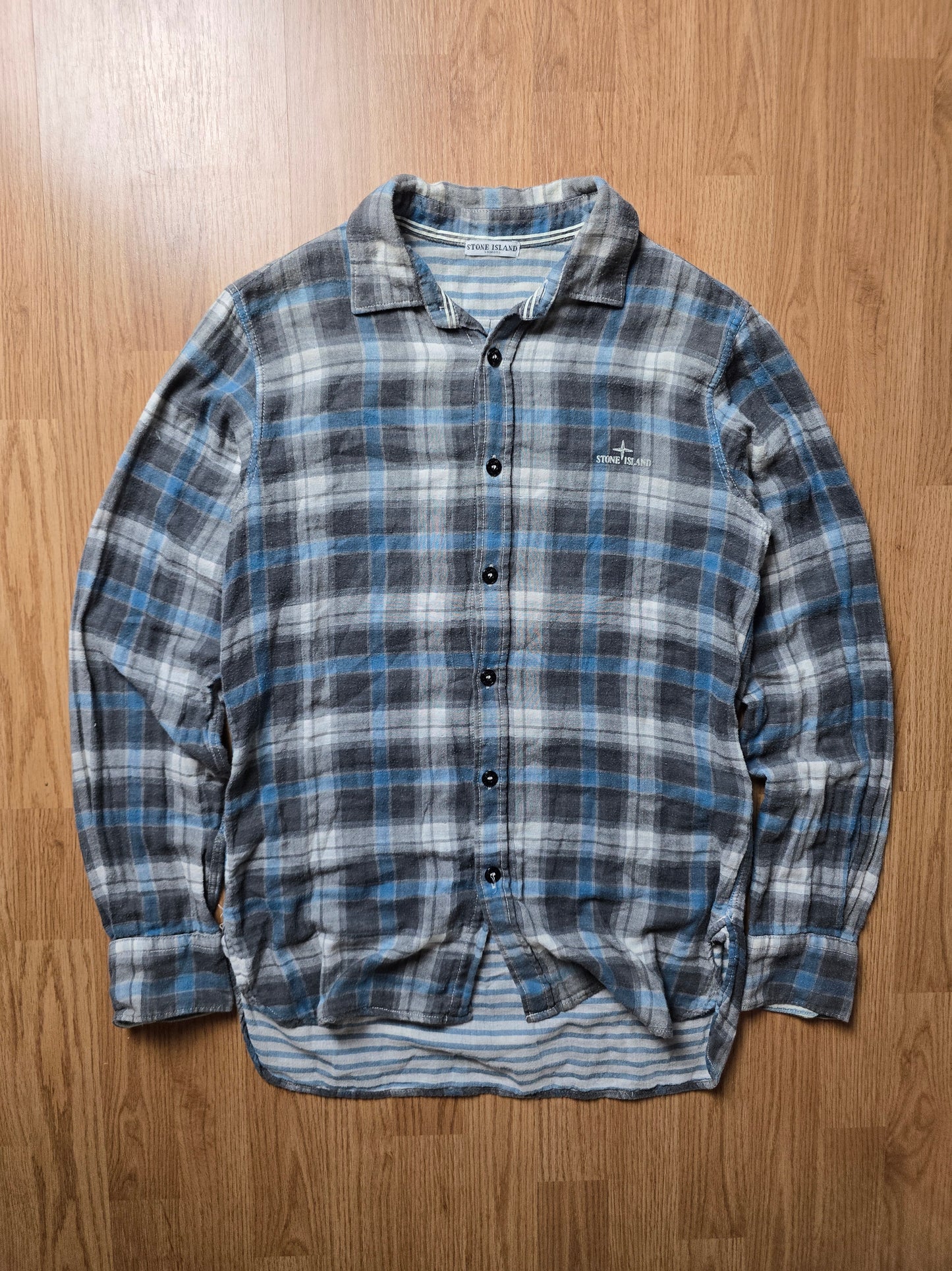 Stone Island AW10 Cotton Plaid Shirt (S)