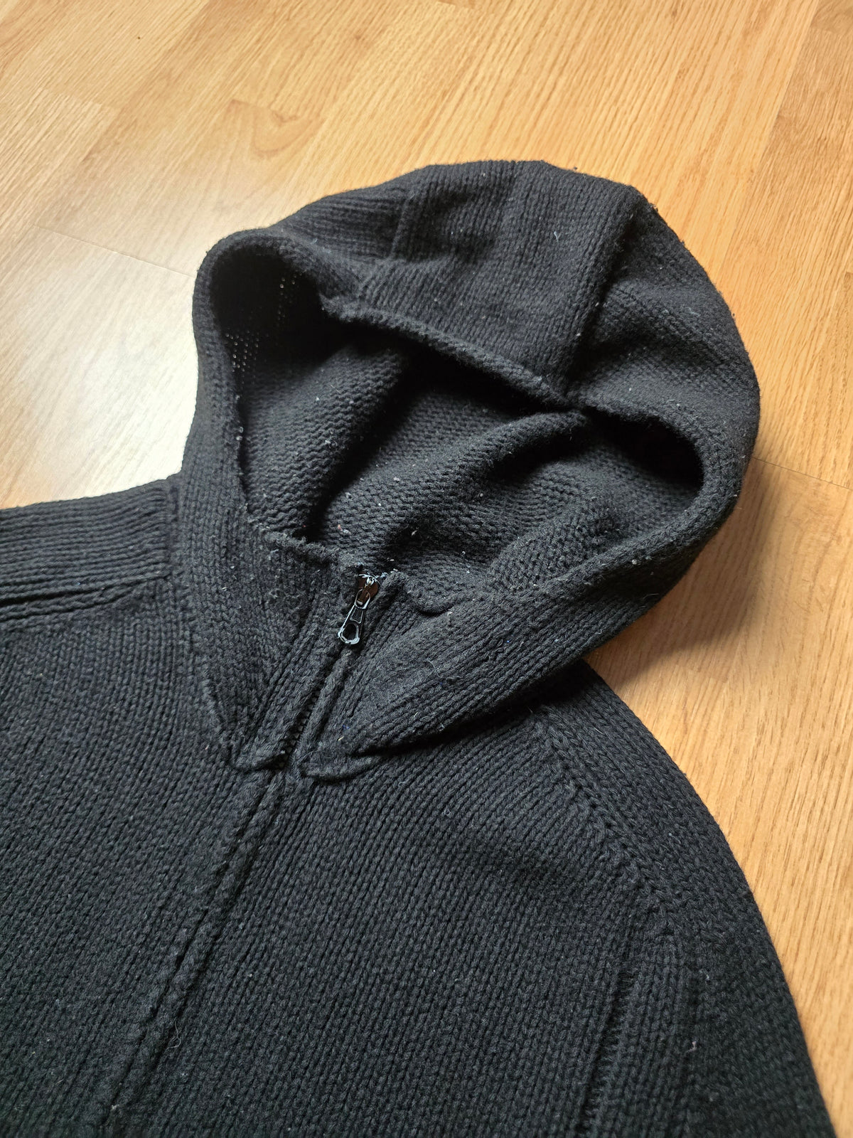 Stone Island AW05 Cotton Knit Zip Hoodie (M)