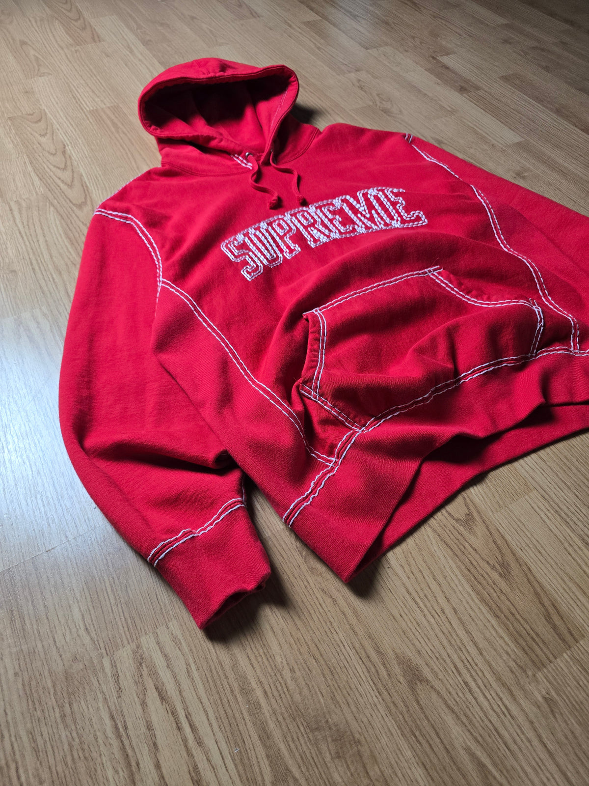 Supreme Big Stitch Hoodie (L)