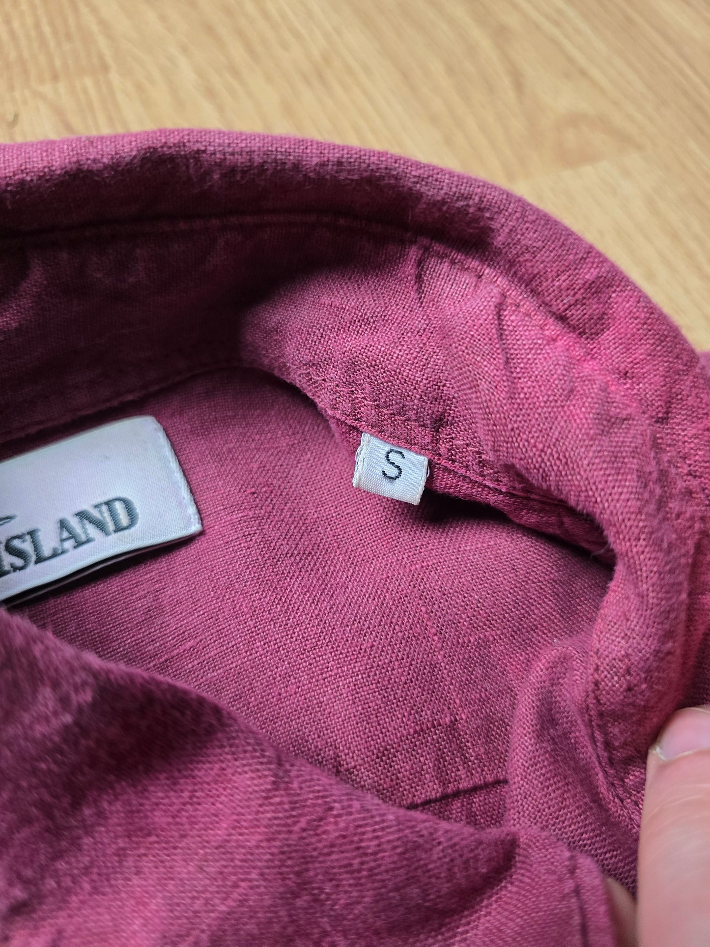 Vintage Stone Island Garment Dyed Linen LS Shirt (S/M)