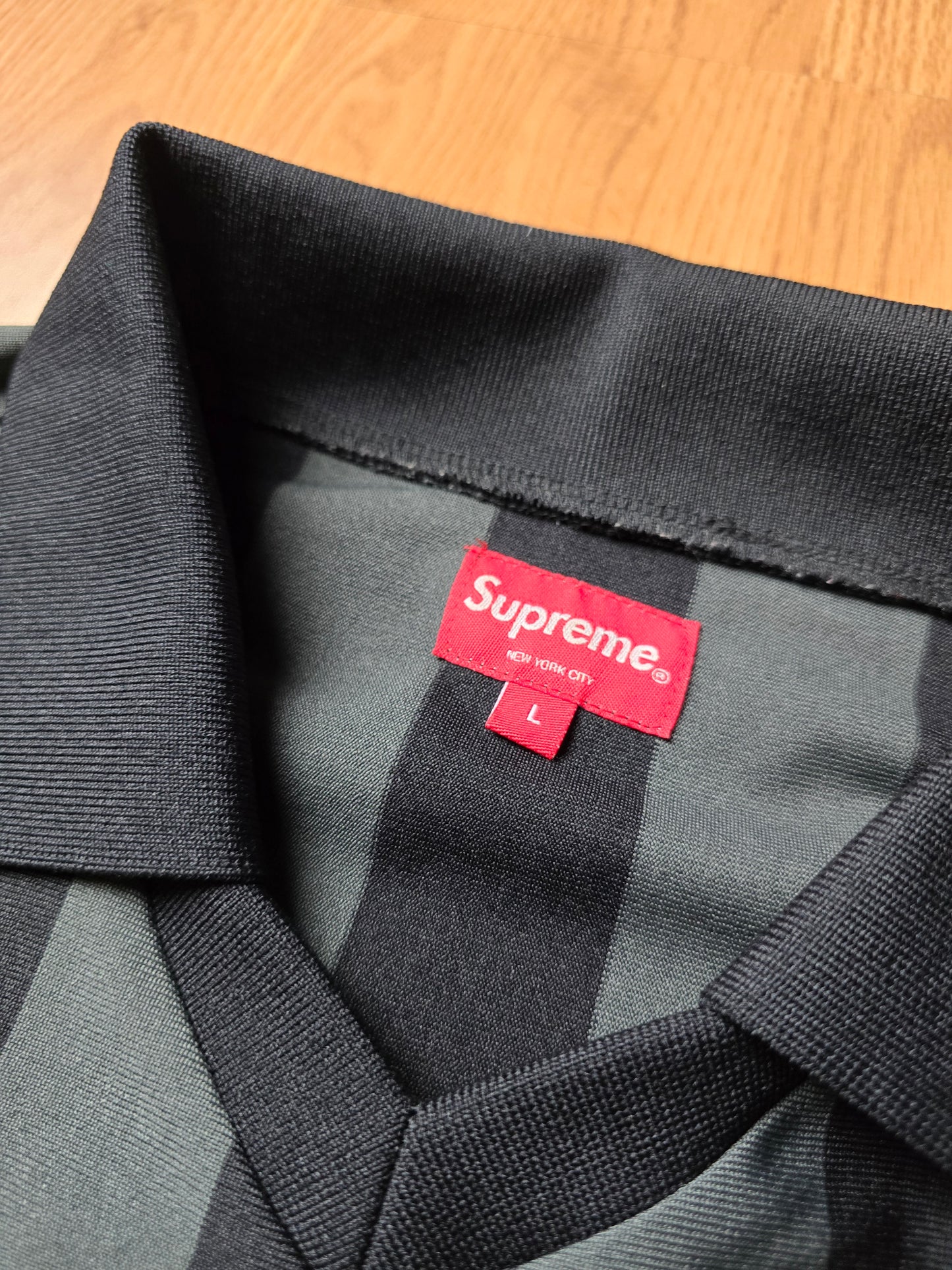 Supreme x Playboy Stiped Soccer Jersey (L)
