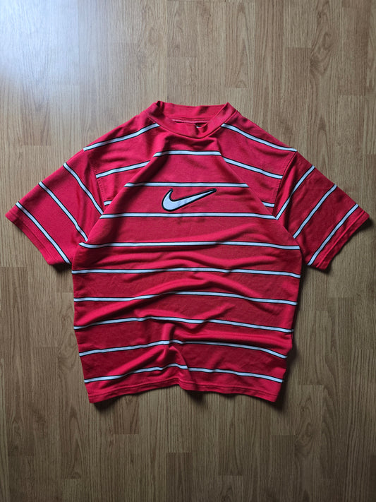 90s Nike Striped Sports Jersey (M)