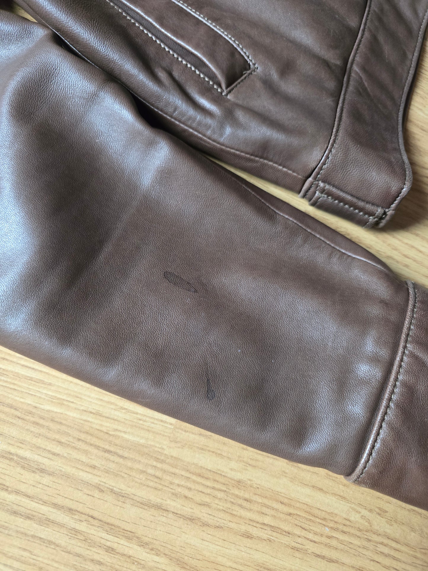 Polo Ralph Lauren Heavyweight Leather Jacket (S)