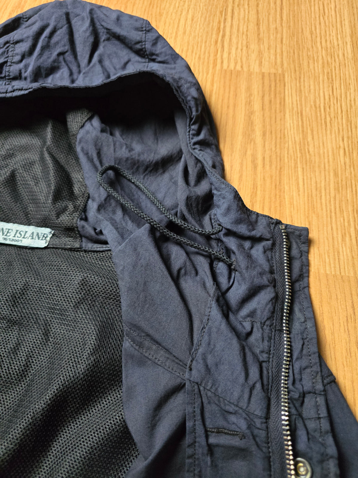 Stone Island Lightweight Mussola Gommata Hooded Bomber Jacket (M)