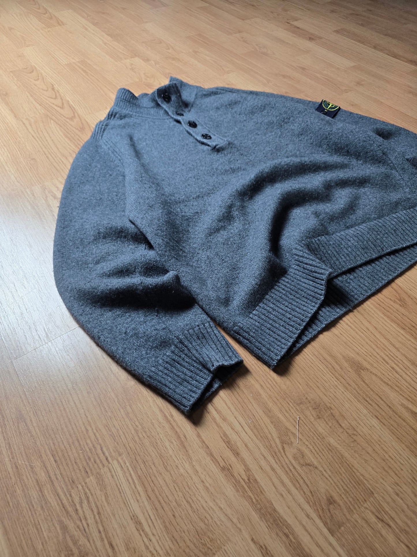 Stone Island Quater Zip Wool Blend Jumper (M/L)