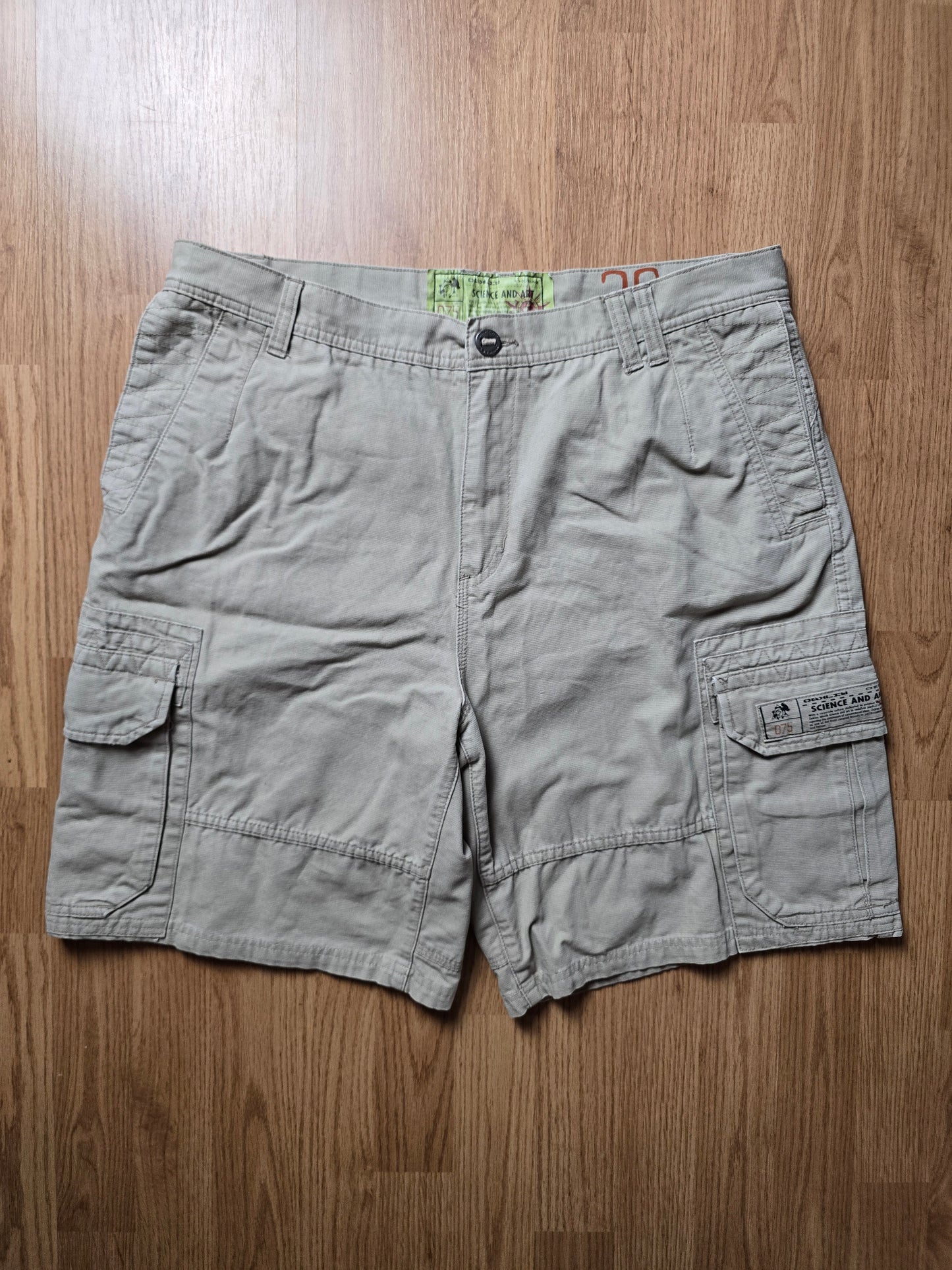 Y2K Oakley Science And Art Cargo Shorts (36)