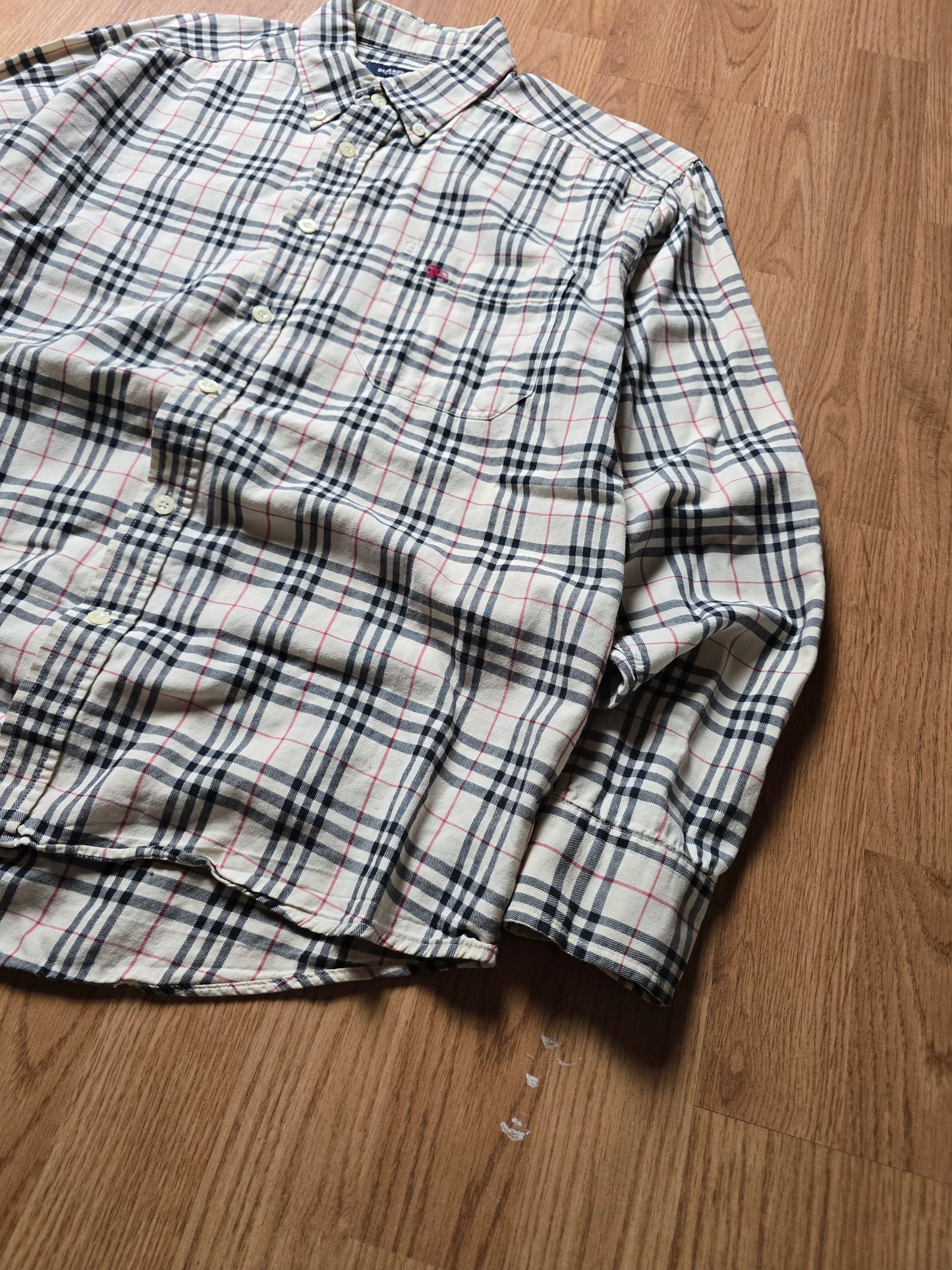 Vintage Burberry LS Nova Check Flannel Shirt (M)