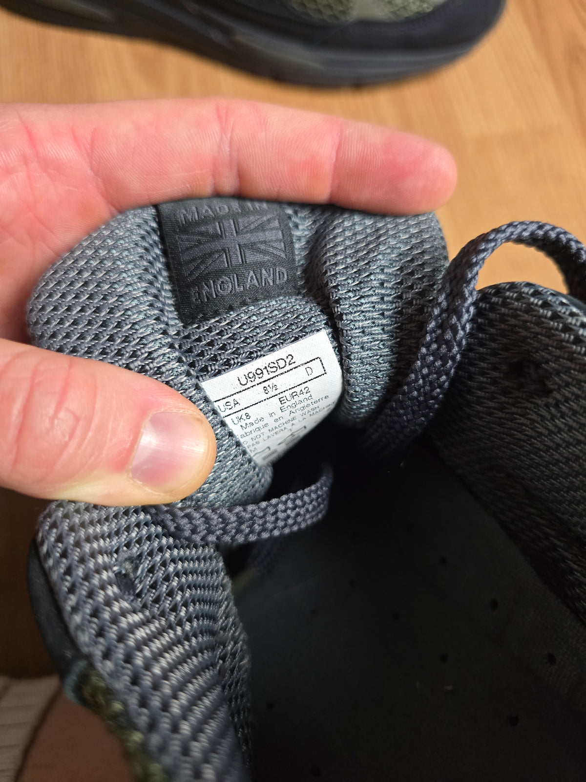 Stone Island x New Balance 991V2 Black Olive (UK8)