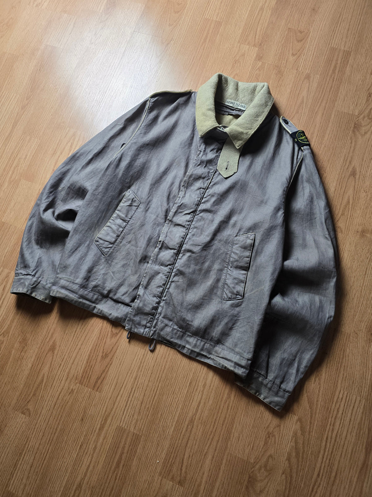 Stone Island AW06 Spalmatura Coated Lino Mix Dutch Rope Jacket (L/M)