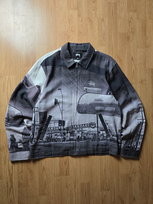 RARE Stussy Hopper Printed Jacket (L)