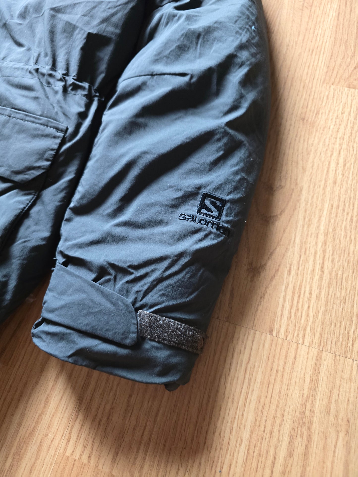 Salomon Metro Goose Down Fur Hooded Jacket (M)