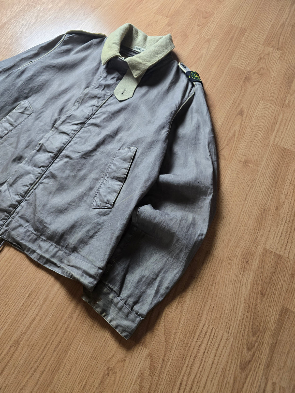 Stone Island AW06 Spalmatura Coated Lino Mix Dutch Rope Jacket (L/M)