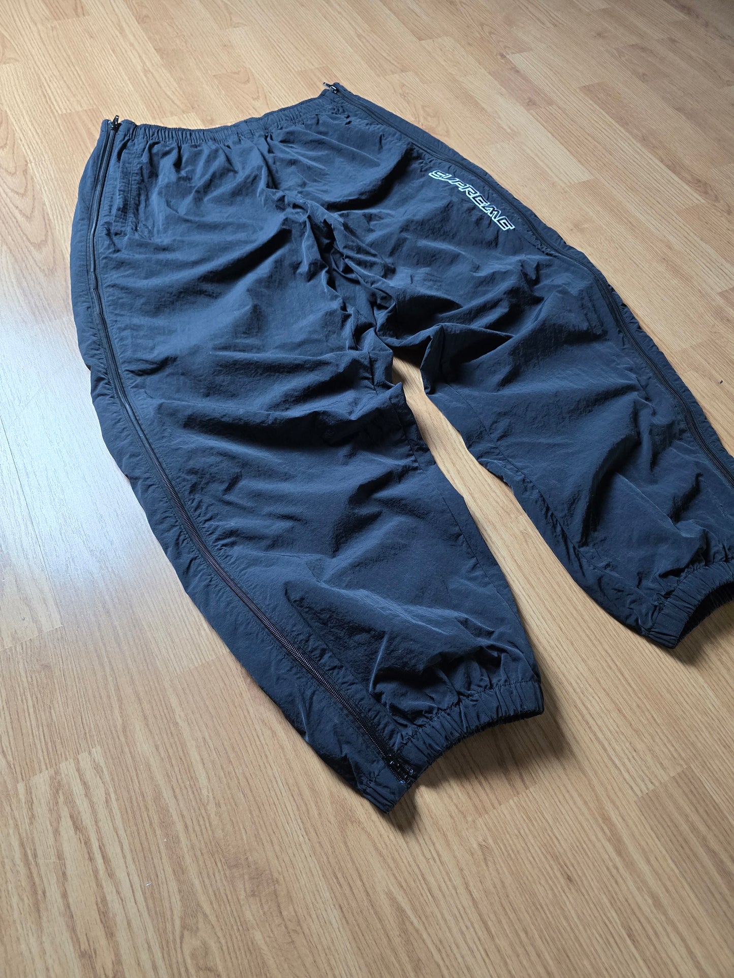 Supreme Full Zip Baggy Warm Up Track Pants (L)
