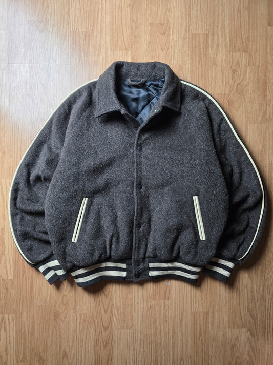 Ronning Heavyweight Wool Quilt Lined Varsity Jacket (M)