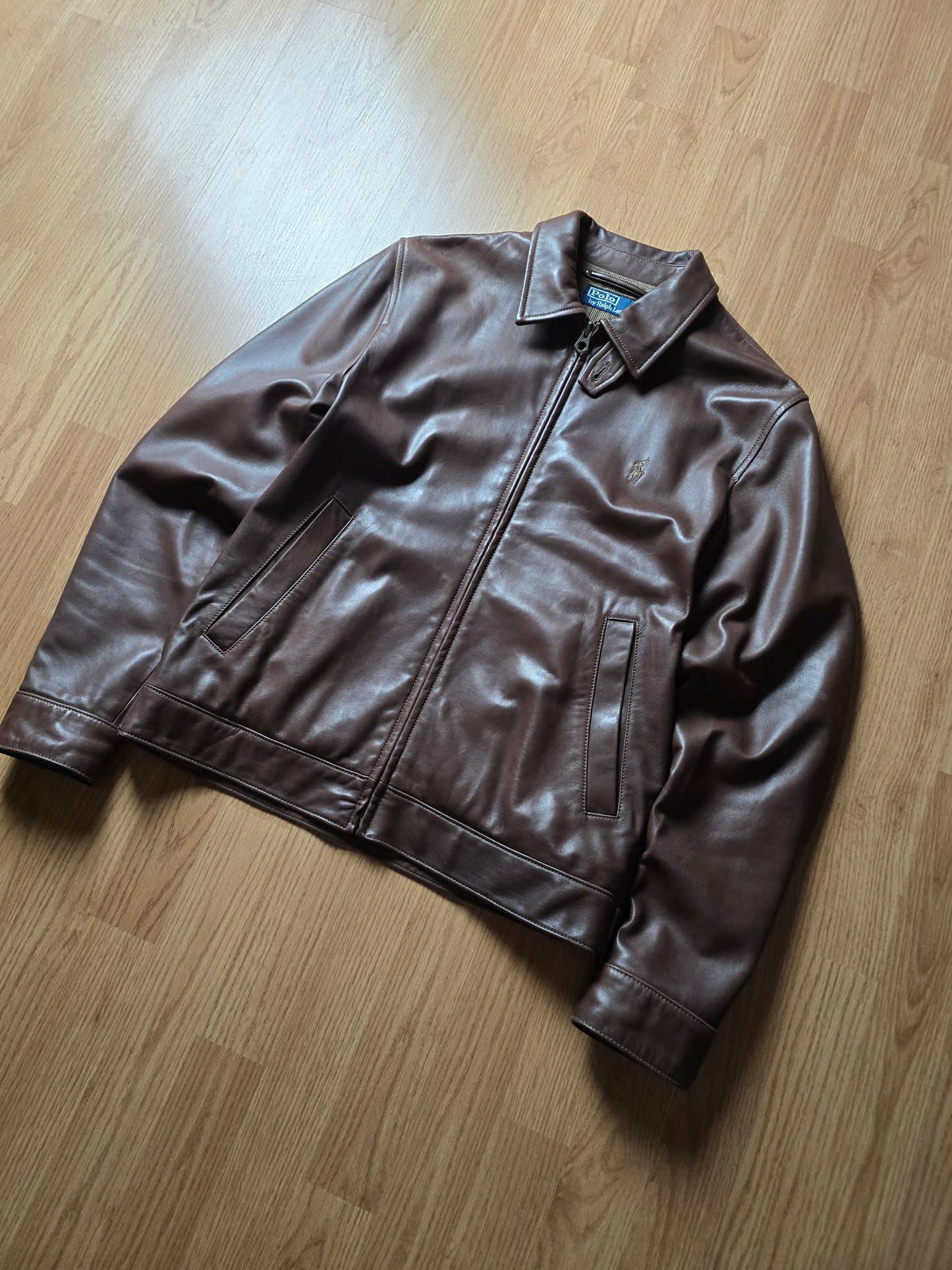Polo Ralph Lauren Heavyweight Leather Jacket (S)