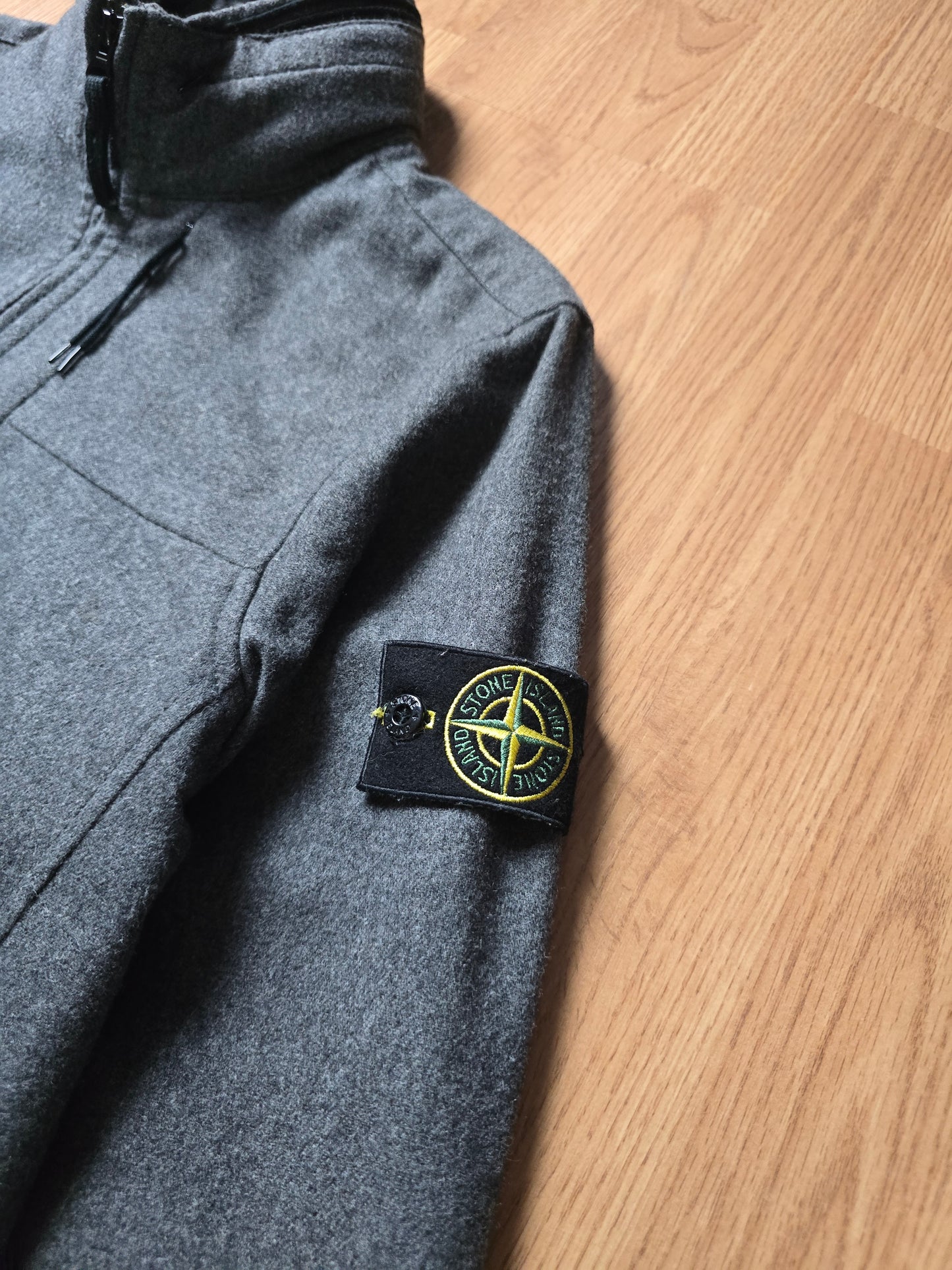 Stone Island AW14 Melange Wool Poly Bionic Finish Jacket (M)