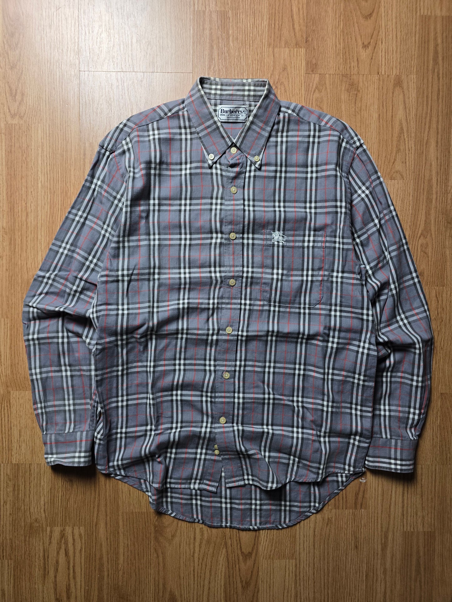 Vintage Burberry LS Nova Check Flannel Shirt (M)
