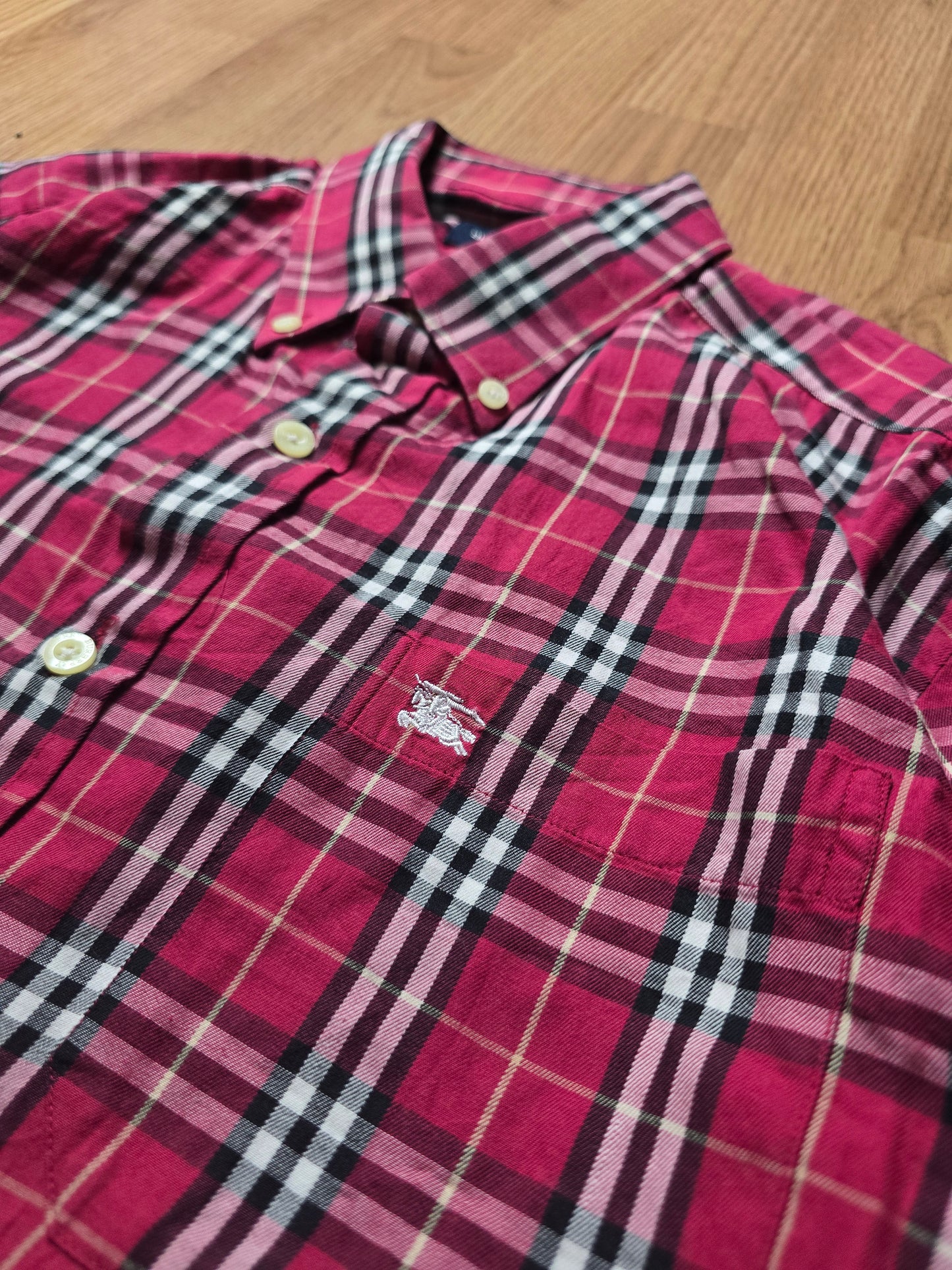 Vintage Burberry LS Nova Check Flannel Shirt (S)