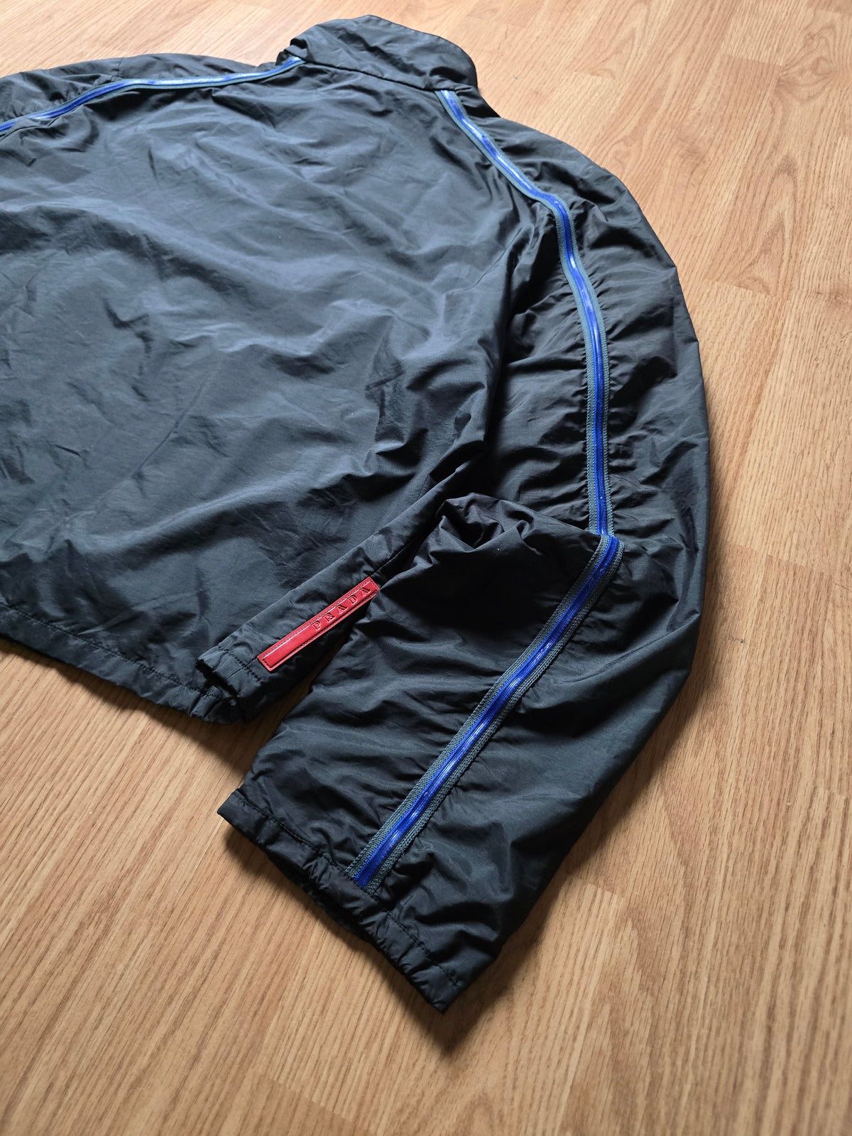 RARE Prada Sport SS00 Gel Seam Nylon Cropped Jacket (M)
