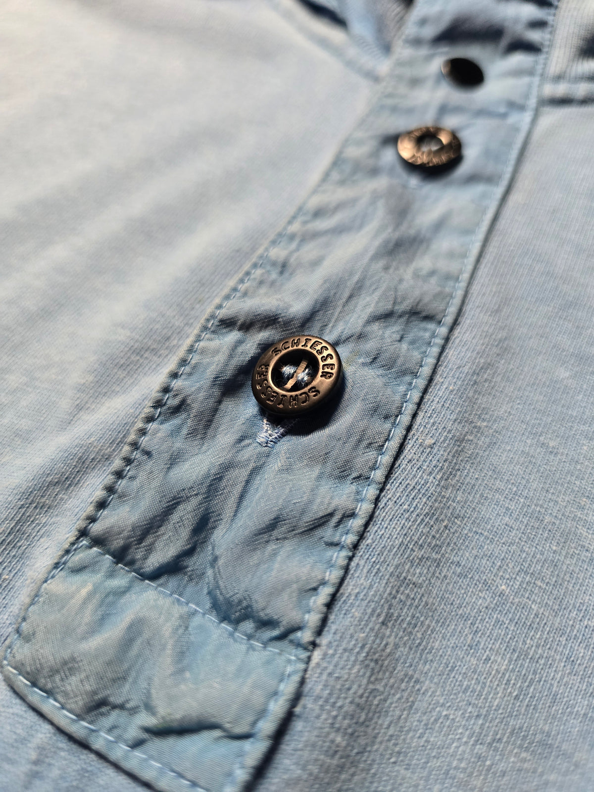 Stone Island Compass Patch Hooded Polo Shirt (L)