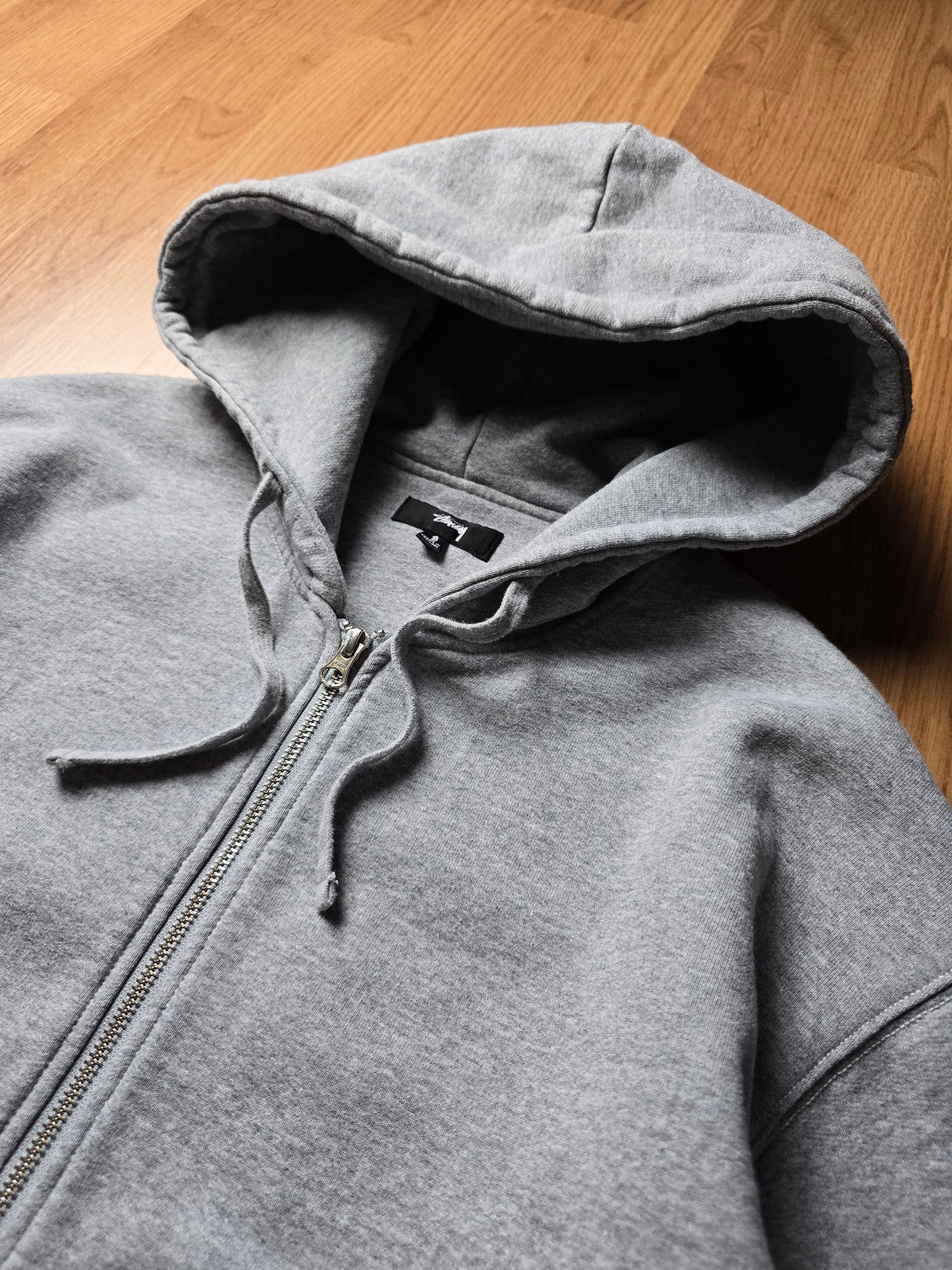 Stussy 'Double Face Label Zip' Heavyweight Hoodie (S/M)