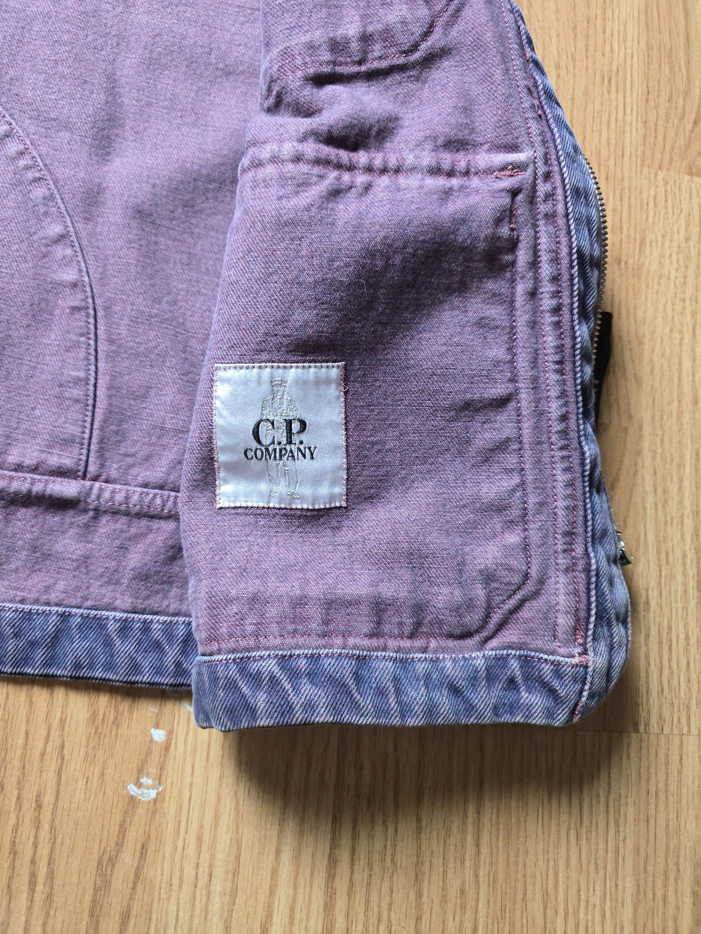 C.P. Company x One Bock Down Denim Utility Vest (M)