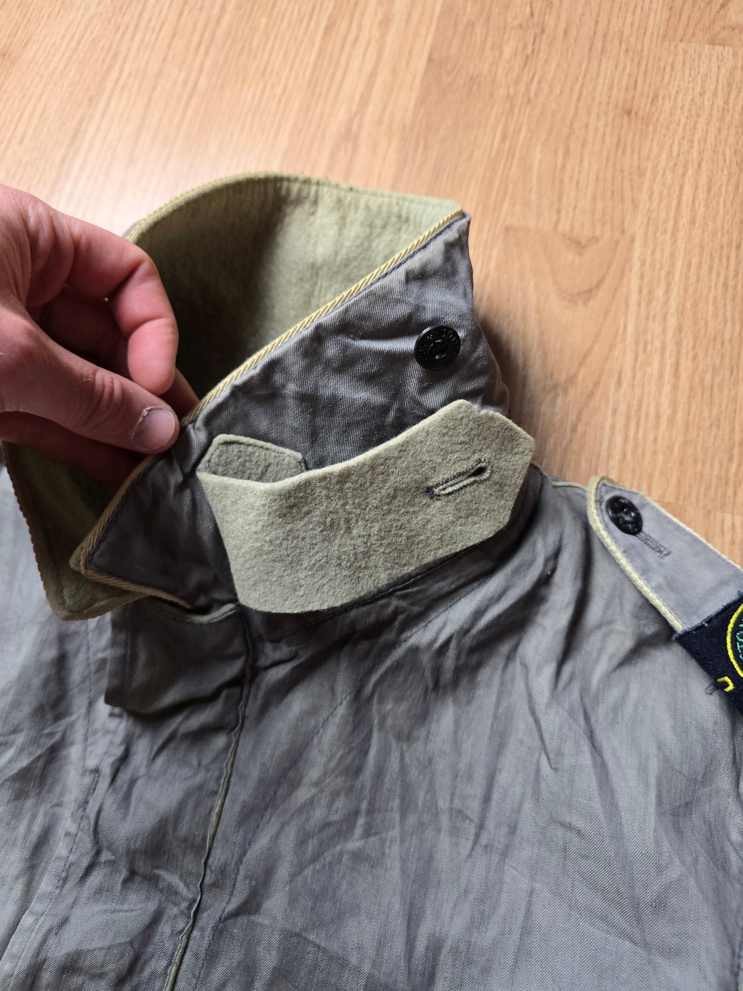 Stone Island AW06 Spalmatura Coated Lino Mix Dutch Rope Jacket (L/M)
